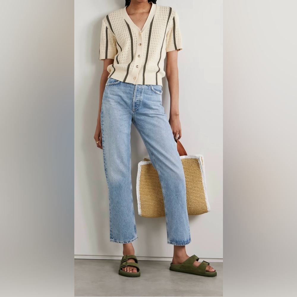 AGOLDE Women’s 90s Pinch Waist High-Rise Straight Leg Jeans, Size 32 - Picture 1 of 10